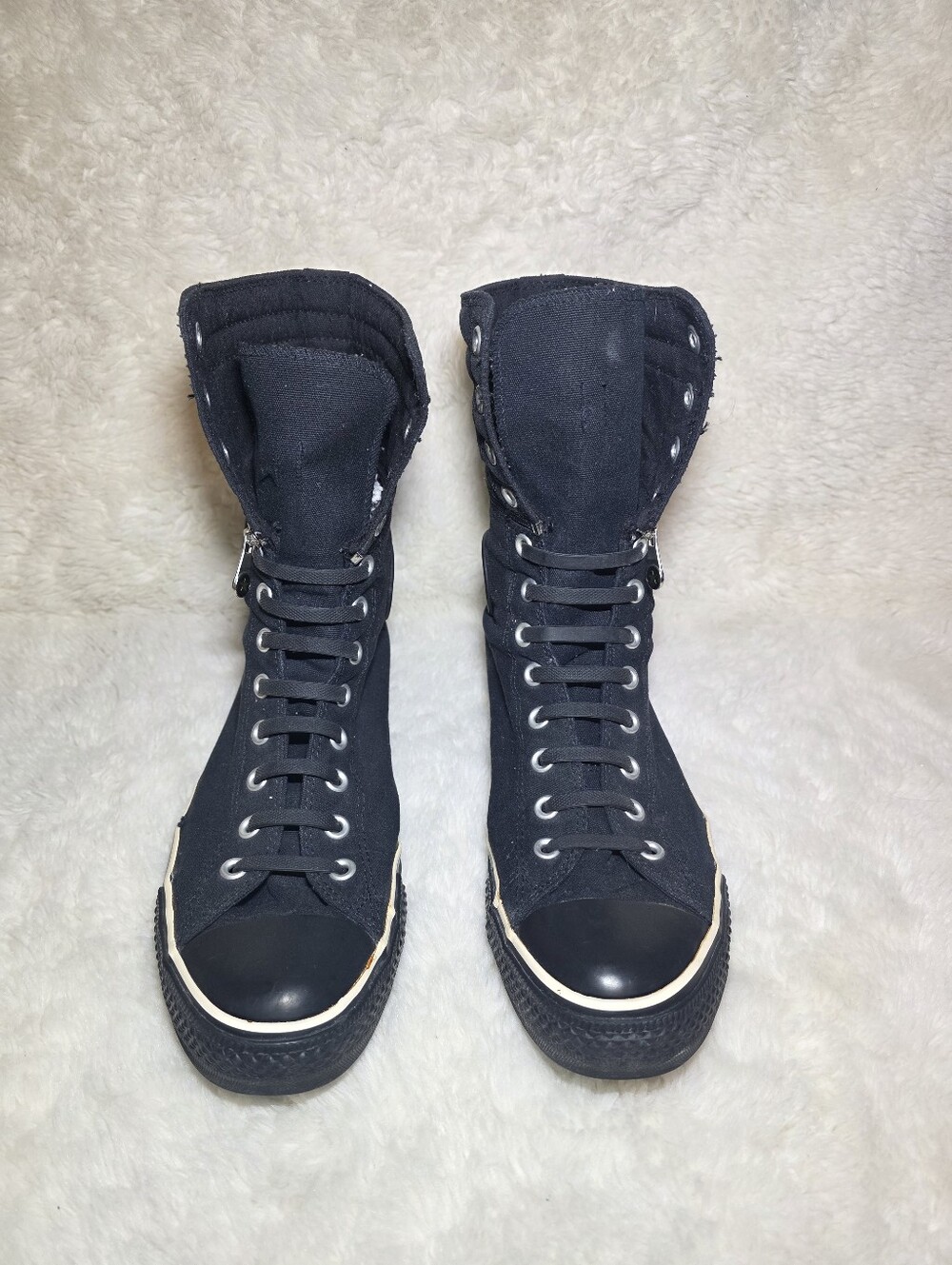 Rare Converse Chuck Taylor XX-Hi Convertible Zip-Off Boots Men 10 / Wmn 12 - Picture 4 of 12